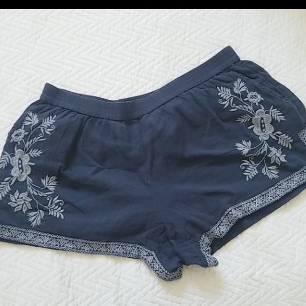 J.Crew Embroidery Floral Shorts